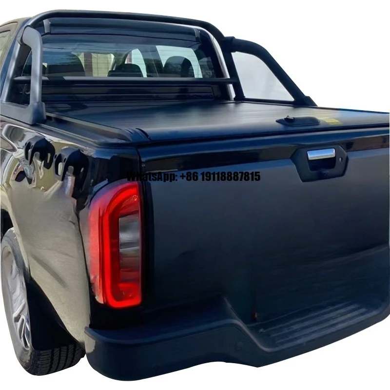 

Pickup Truck Retractable Manual Roll-Up Aluminum Alloy Tonneau Cover for FOTON Tuland V9 G9 GWM Great Wall Poer KingKong F70 for