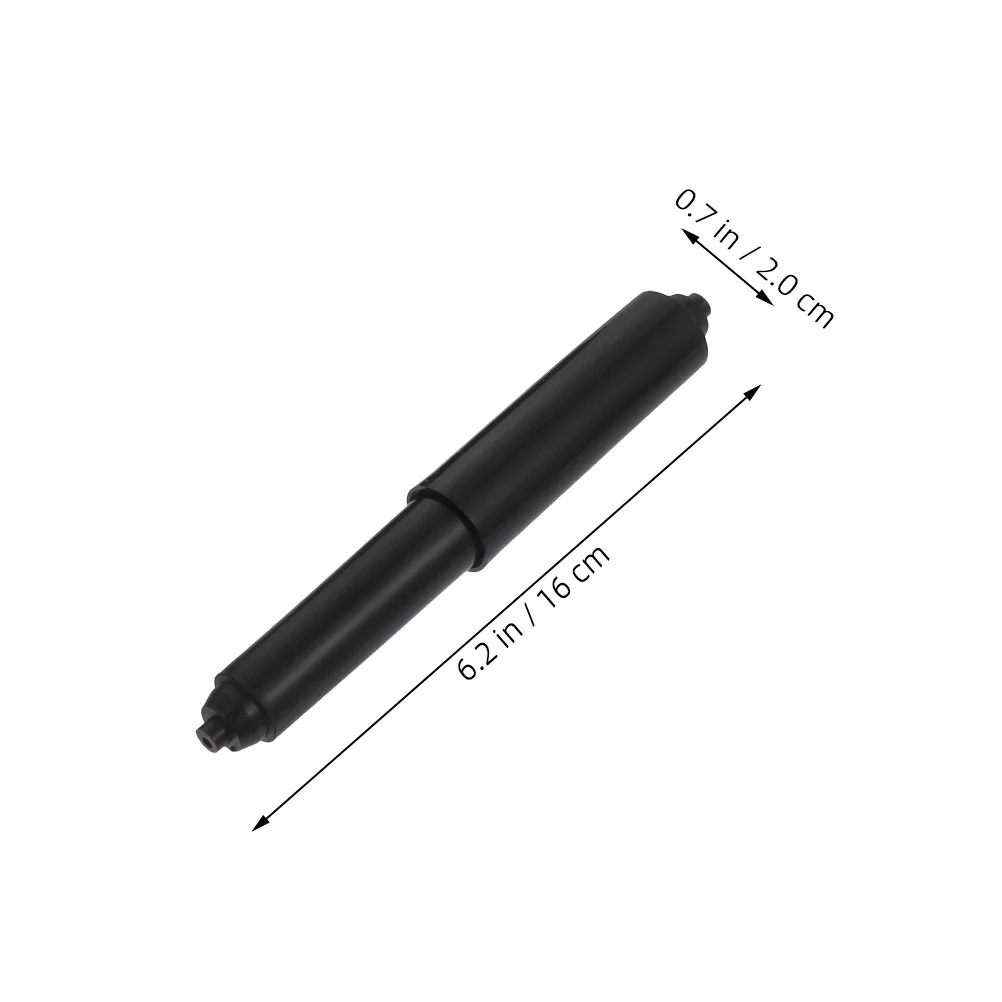 2 Pcs Hotel Roll Paper Holder Toilet Rod Handle Telescopic for Tissue Replacement Roller Rolling Bracket