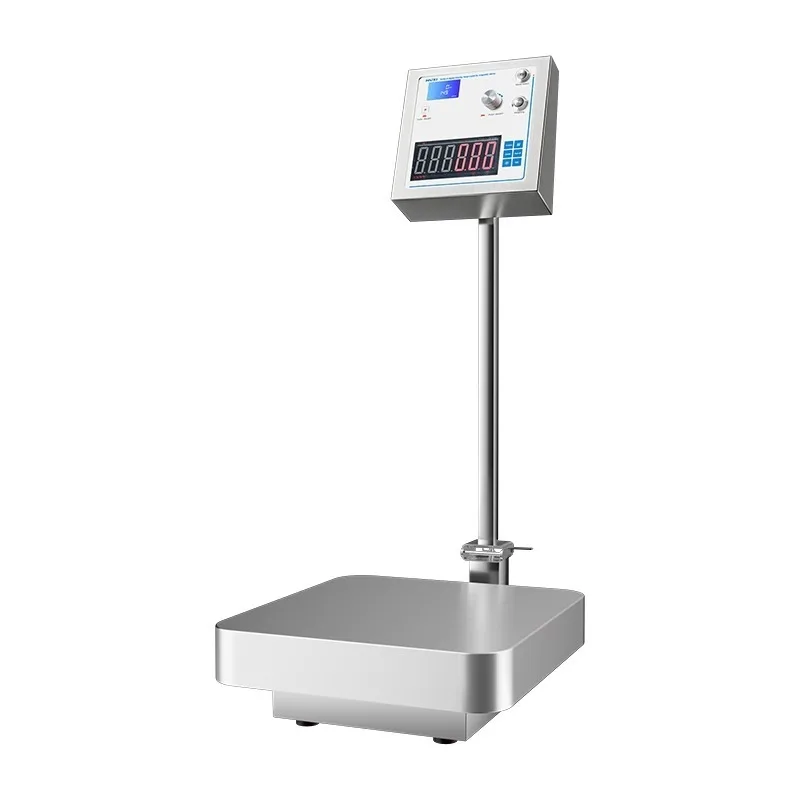 

Large capacity mixer with weighing display