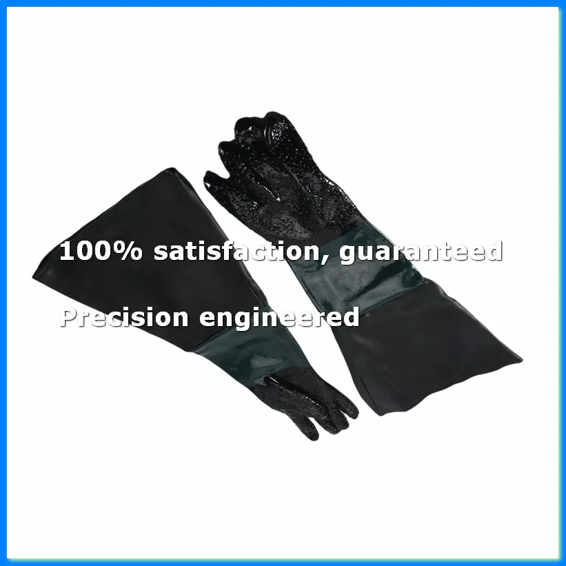 2PackX(Sandblasting Gloves SandBlaster Parts 60cm with O Rings for Sandblast Cabinet)