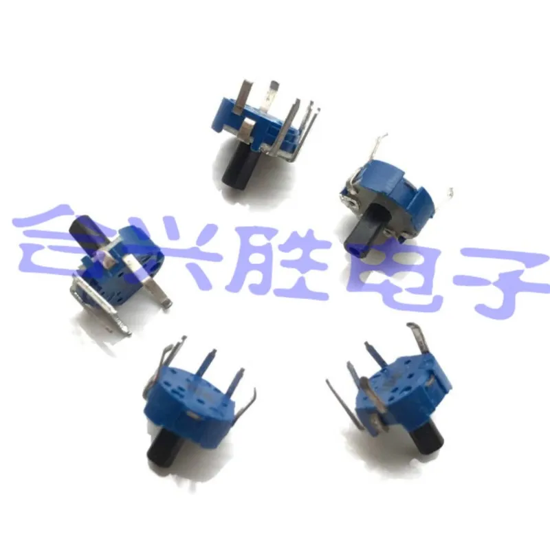 小型微調整ポテンショメータ,調整可能なボリューム,rk08h,シングルc100k,y8タイプ,3個