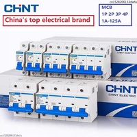 High Quality MCB NXB-63 1P 2P 3P 4P AC 230/400V 1A-125A Circuit Breaker DIN Rail Mounting Miniature Household Air Switch