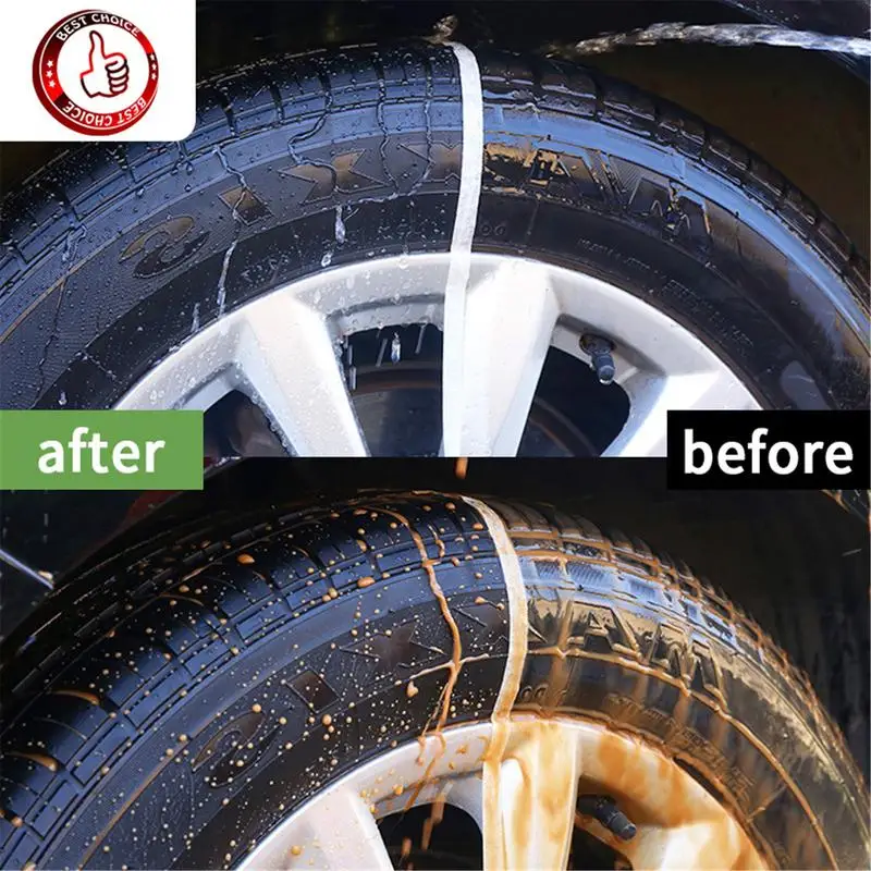 50ml 100ml Tire Shine Spray Kit For Deep Black Wet Shine On Tires Coating Protect Against Cracking And Fading Works