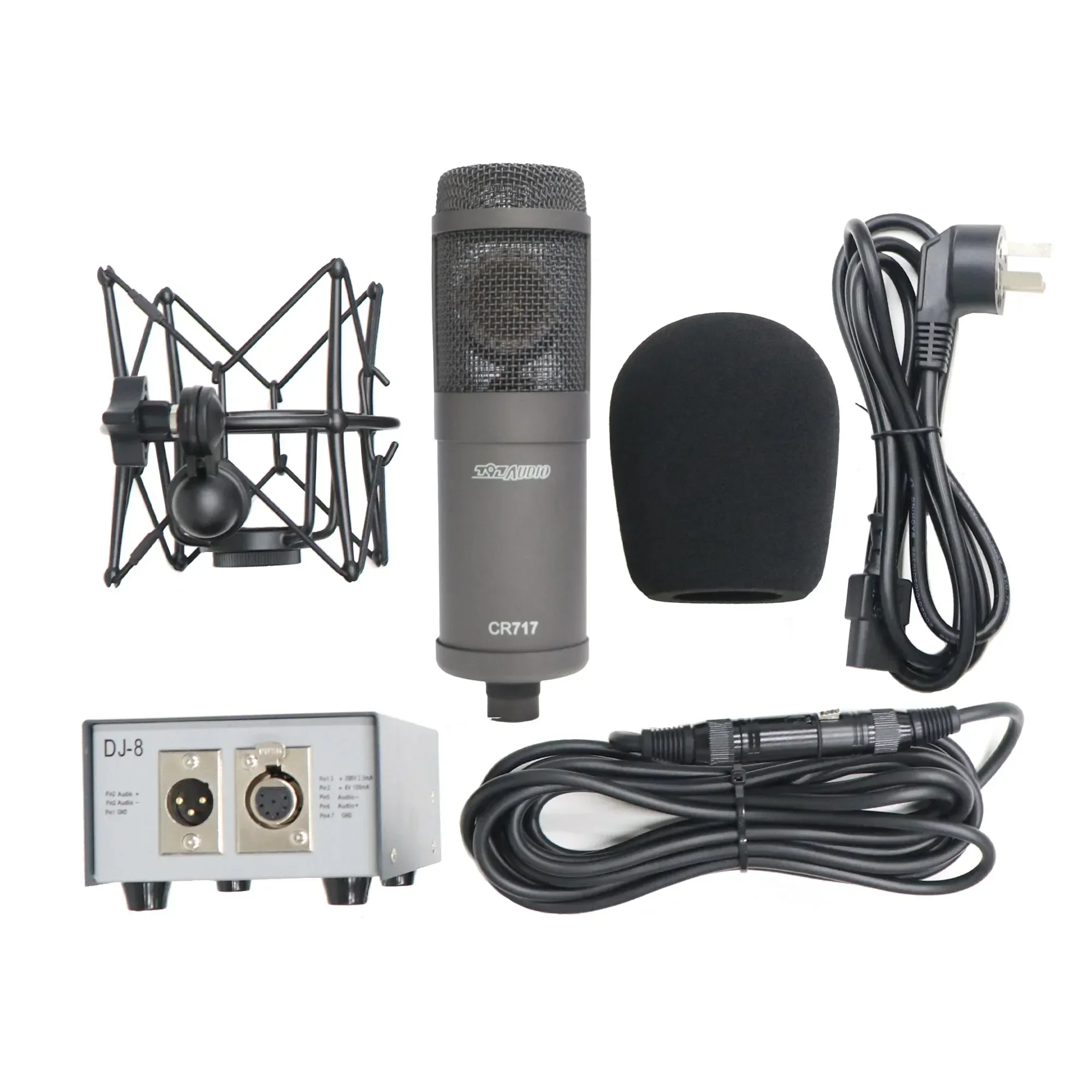

797AUDIO ATCR03 Vacuum Tube Condenser Microphone Interview Recording Microphone For Recording Studio Equipment