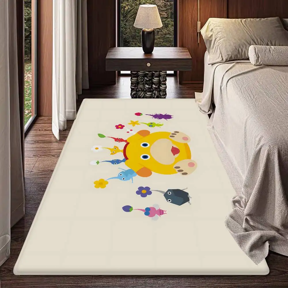 Game P-PIKMINS Door Mat Washable Non-Slip Living Room Sofa Chairs Area Mat Kitchen Doormat Area Rug