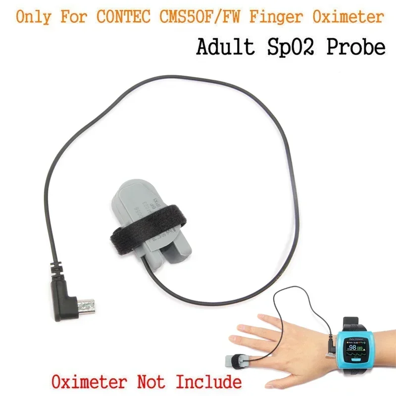 Type-C 0.35M Adult Fingerstall SpO2 Probe Reusable SPO2 Sensor For CONTEC CMS50F CMS50FW Wrist Pulse Oximeter