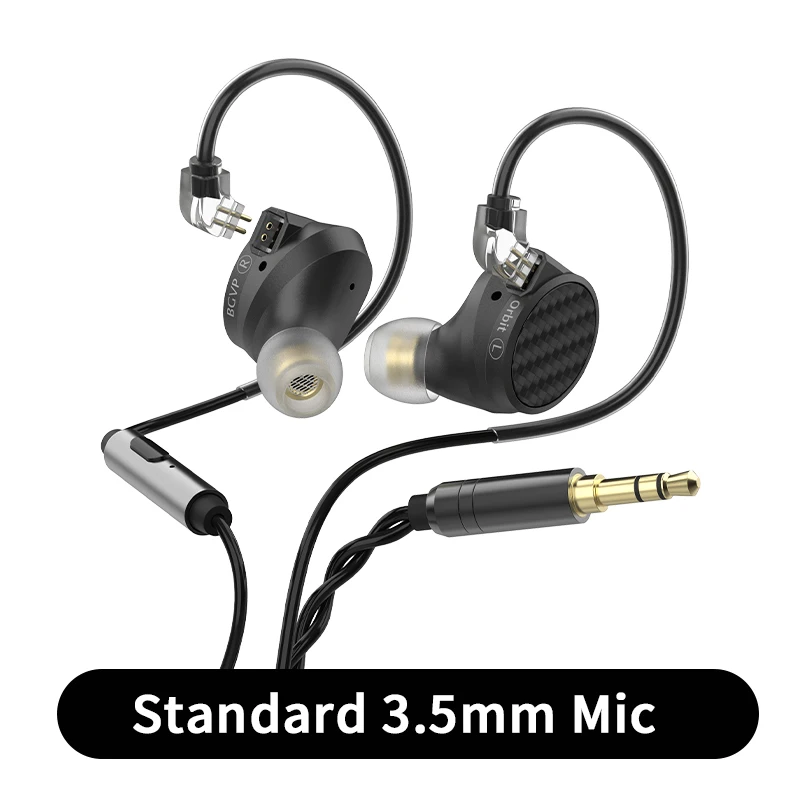 BGVP Orbit 3 Driver Gaming IEM 2DD+1 Planar Magnetische Unit FPS Oordopjes