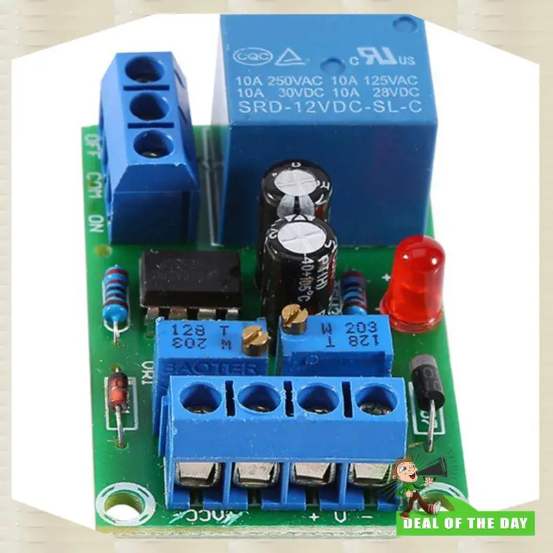 24-Hour Delivery 12V Battery Automatic Charging Controller Module Protection Board Relay Board Module Anti-Transposition Smart C
