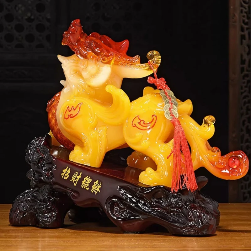 Zhaocai Pixiu Decoration Home Office Wine Cabinet Front Desk Gathering Wealth Pixiu Decoration Store Relocation Opening Gift