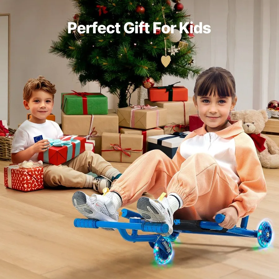 Monter sur scooter 132 lb alimenté par ZigZag Motion Drift Cart pour 4 ans et plus