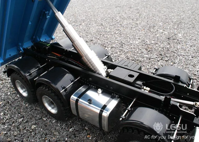 

Радиоуправляемые самосвал 1/14 LESU Metal TGS 8X8 Гидравлическая модель игрушки с двигателем ESC Servo Tamiyay Прицеп Самосвал для подарка Th02006-SMT4