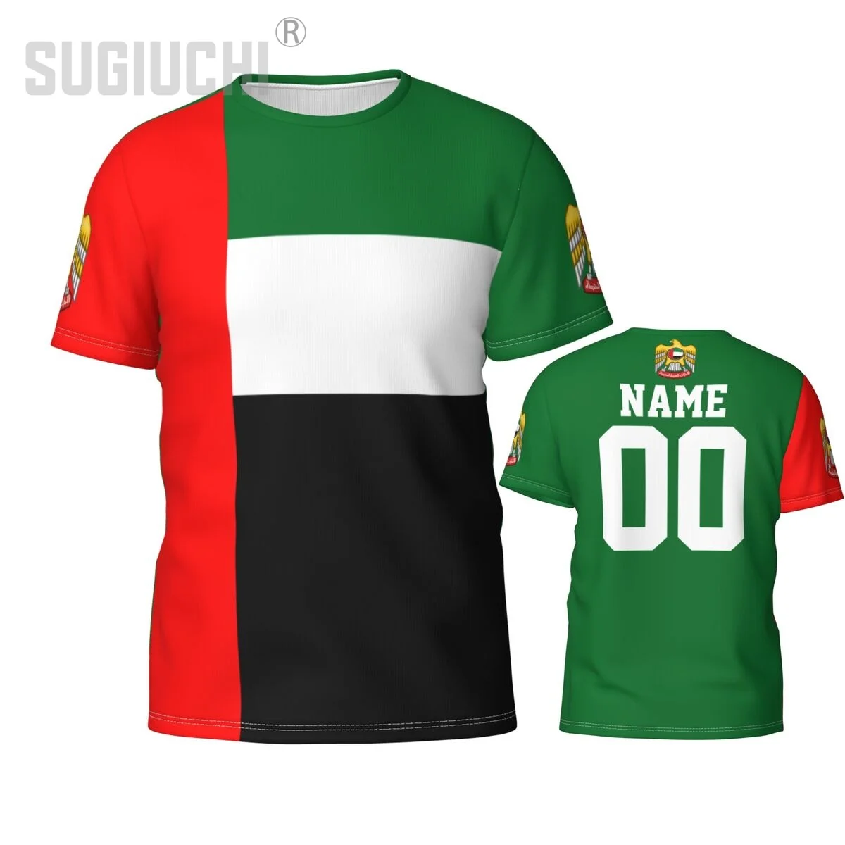 United Arab Emirates Flag Emblem 3D T-shirts For Men Women Tees team Soccer Football Fans Gift T shirt