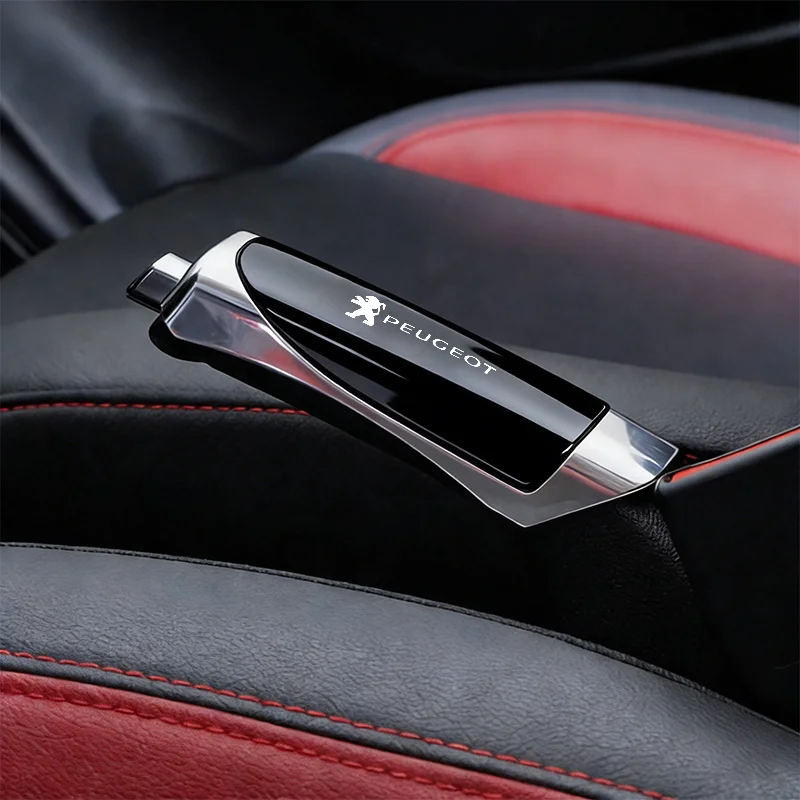 For Peugeot 206 207 208 306 307 308 508 106 107 108 2008 3008 Car Hand Brake Cover Handbrake Grips Protection Cover Accessories