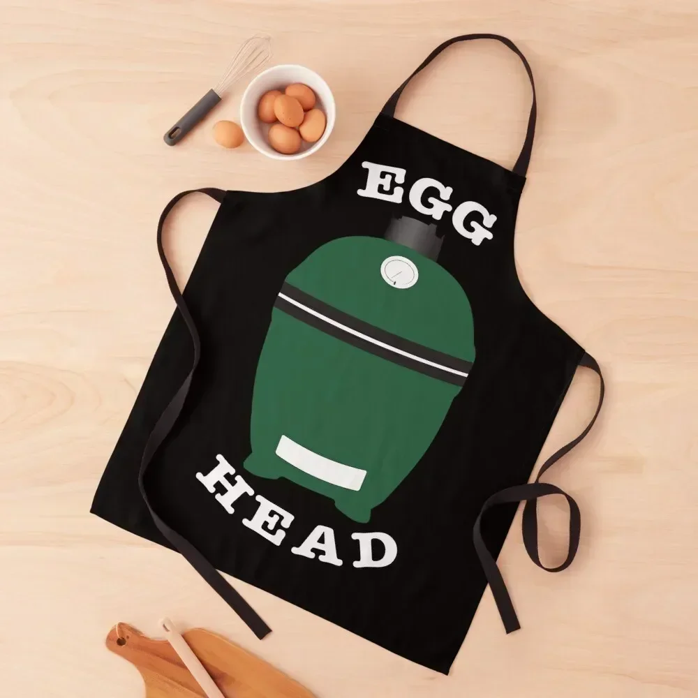 

Egg Head Funny Dad BBQ Grilling T-Shirt Apron professional kitchen Kitchenware Women's Dresses Apron