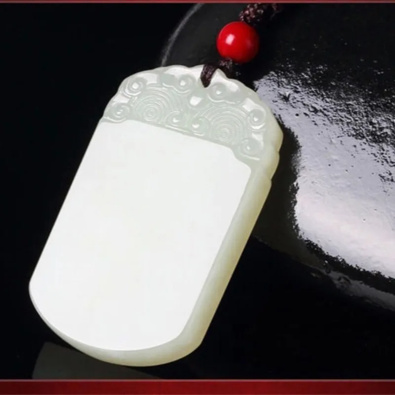 

Suet White Jade Safe Brand Pendant Fashionable New Men's and Women's Pendant