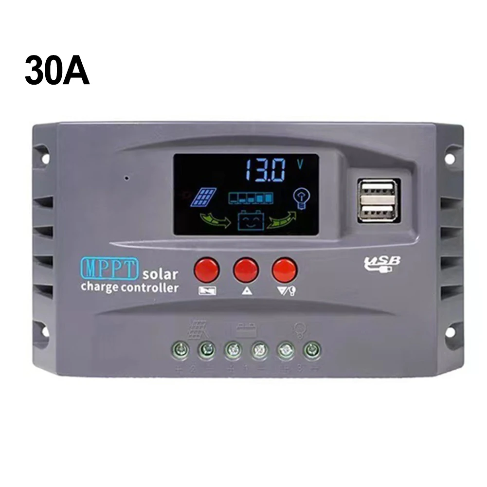 USB Controller Solar Controller 12V 24V Adaptive 30A 40A 50A Optional Colorful Screen Controller Industrial-grade