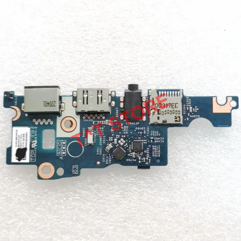 Imagem -01 - Porta de Áudio Usb Original para Dell Vostro 15 5501 5502 Dfu 0dfjmw Cn0dfjmw porta de audio usb original para dell vostro 15 5501 5502 dfu 0dfjmw cn0dfjmw 01