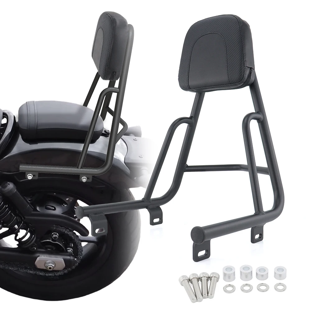 

Motorcycle Rear Passenger Seat Back Rest Backrest Backrest Holder Sissy Bar Rebel1100 CMX1100 2021 2022 2023 2024 2025 For Honda