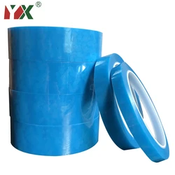 Blue PET Fridge Fixed Tape Refrigerator Polyester Adhesive Tape For Fridge Fixed and Parts Holding 50M Roll Tape