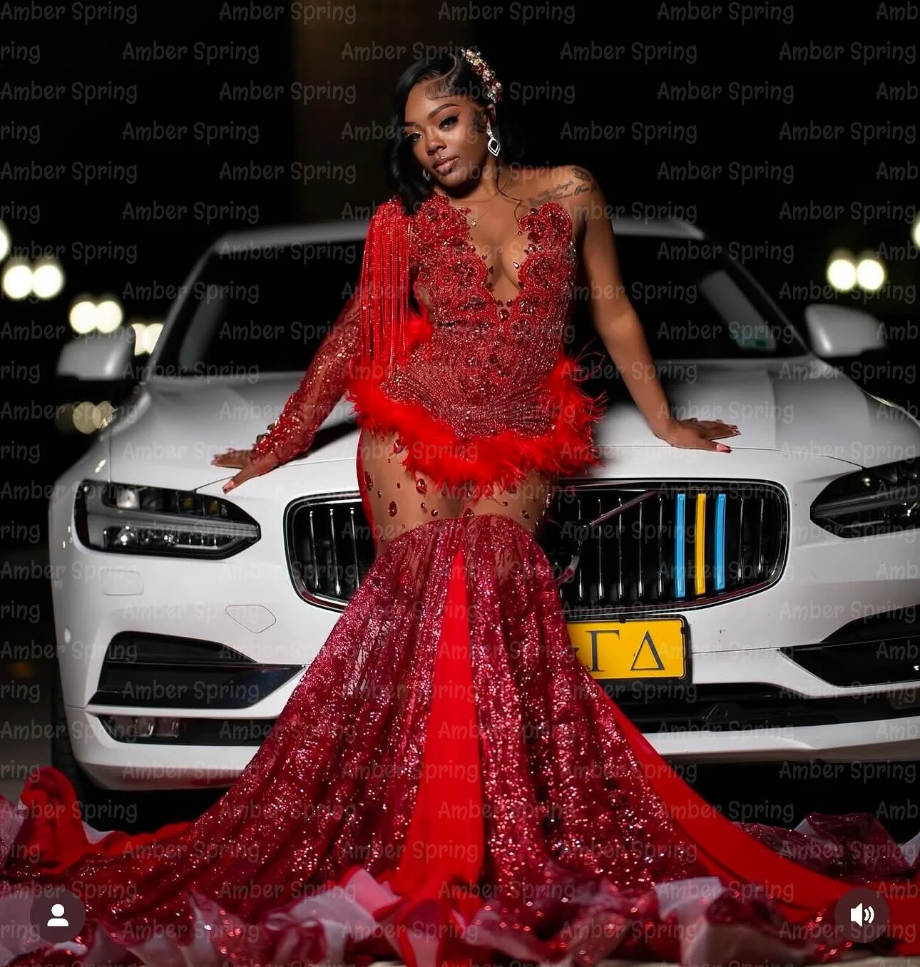 

Designer Red Crystal Prom Dresses Gala Attire Long Formal Evening Night Party Gowns Graduation Maxi Vestido de fiesta Customized