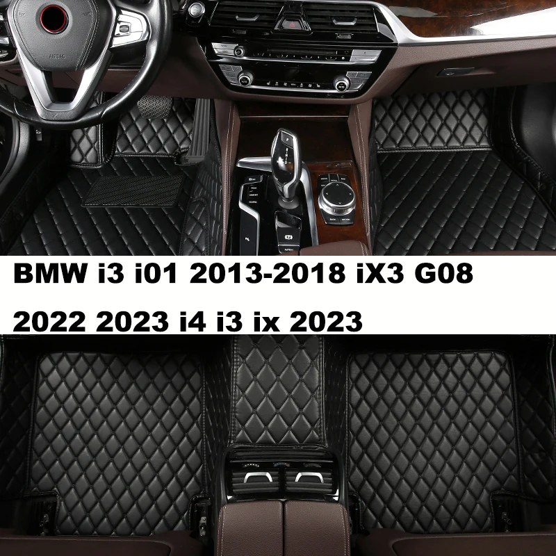 

Автомобильные коврики с полным покрытием для BMW I3 I01 2013-2018 IX3 G08 2022 2023 I4 I3 Ix 2023, автомобильные аксессуары, ковер