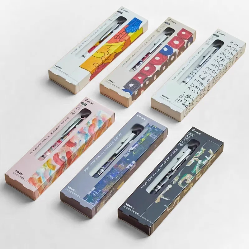 New Style Erasable Gel Pen 0.5mm Frixion Zone HERALBONY Series Upgraded Thick Ink Replaceable Lead Japanese stationery