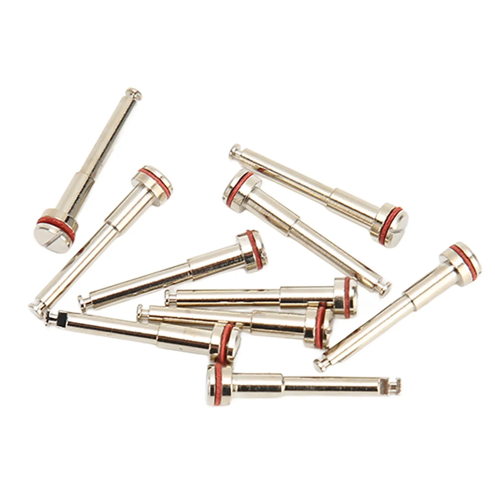 

10pcs Dental Lab Polishing Rod Copper High Hardness Bipolar Professional Dental Disc Mandrel Shank 2.3CM Dental Drills Lab