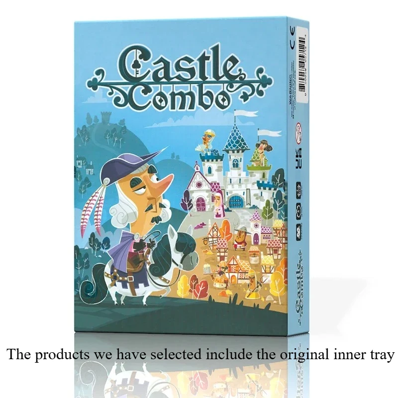 

Castle Combo Board Game Home Decor Ornament 2-5 Players English Strategy Table Card Game For Party & Family