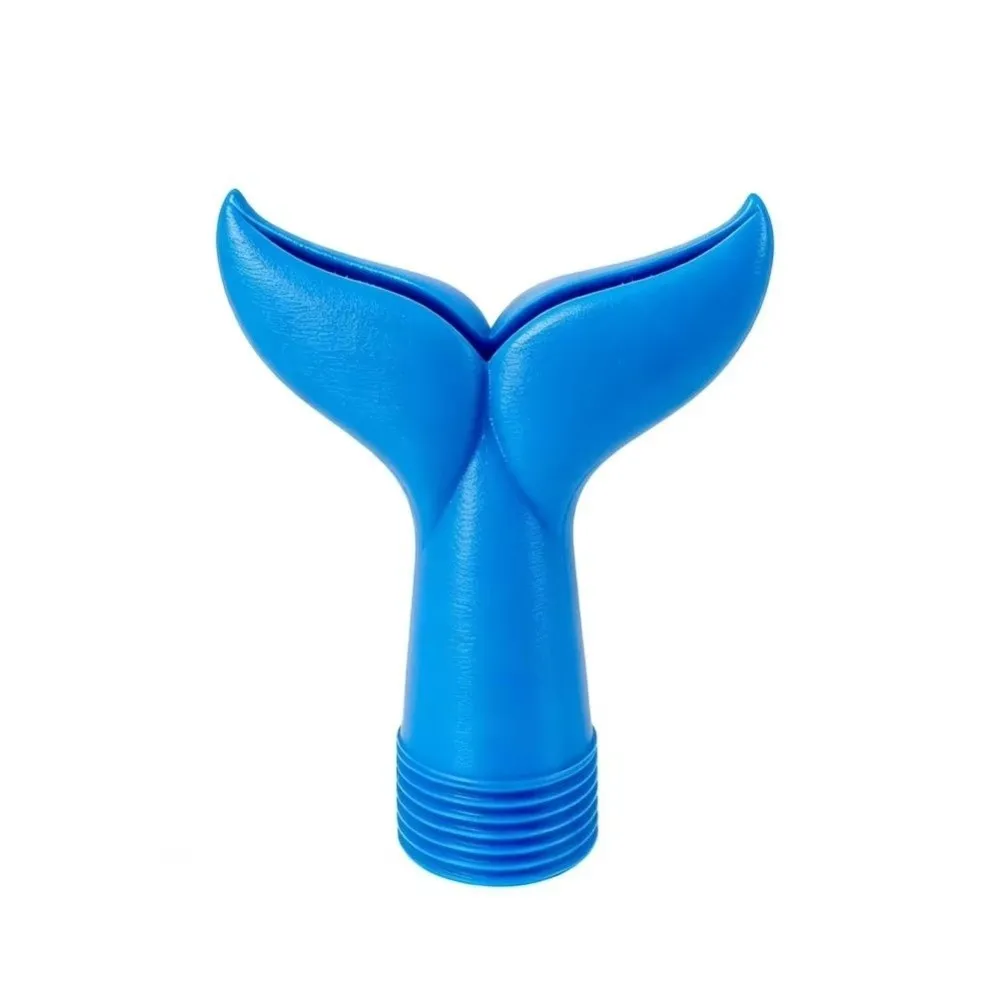 3/4 Inch Universal Swimming Pool Fountain Oxygenating Wide Fan Waterfall Mermaid Tail Pool Sprayer Fountain Effect