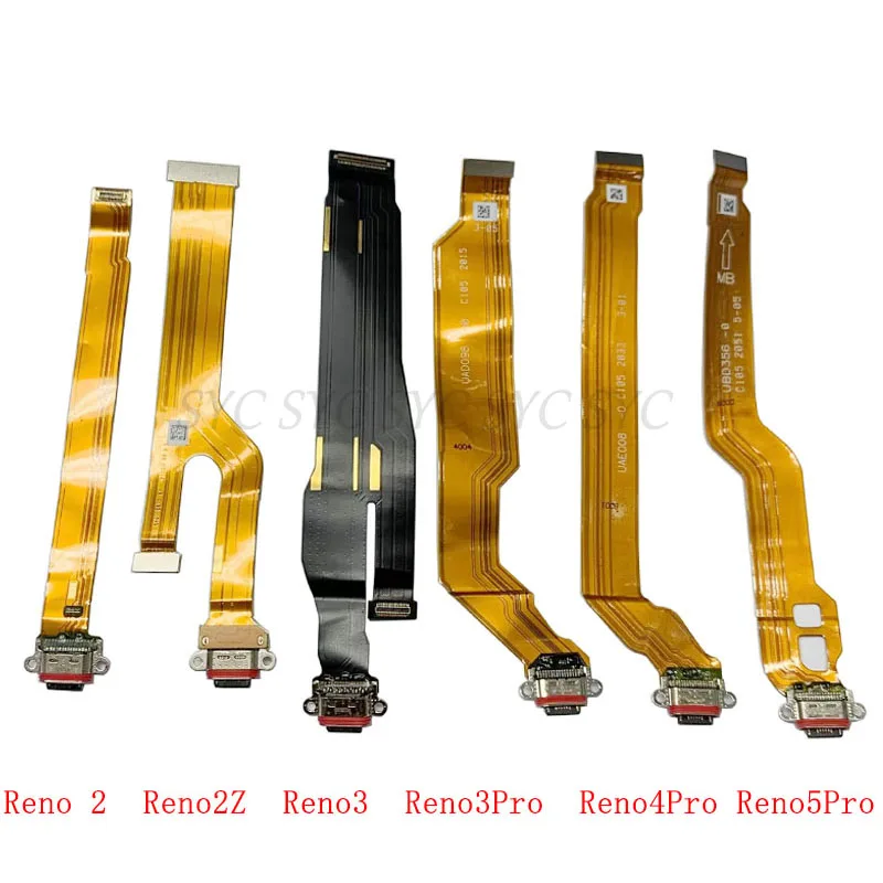 USB Charging Port Connector Flex Cable For OPPO Reno 2 2Z 3 Pro 4 Pro 5 Pro Charging Connector Flex Cable Replacement Parts