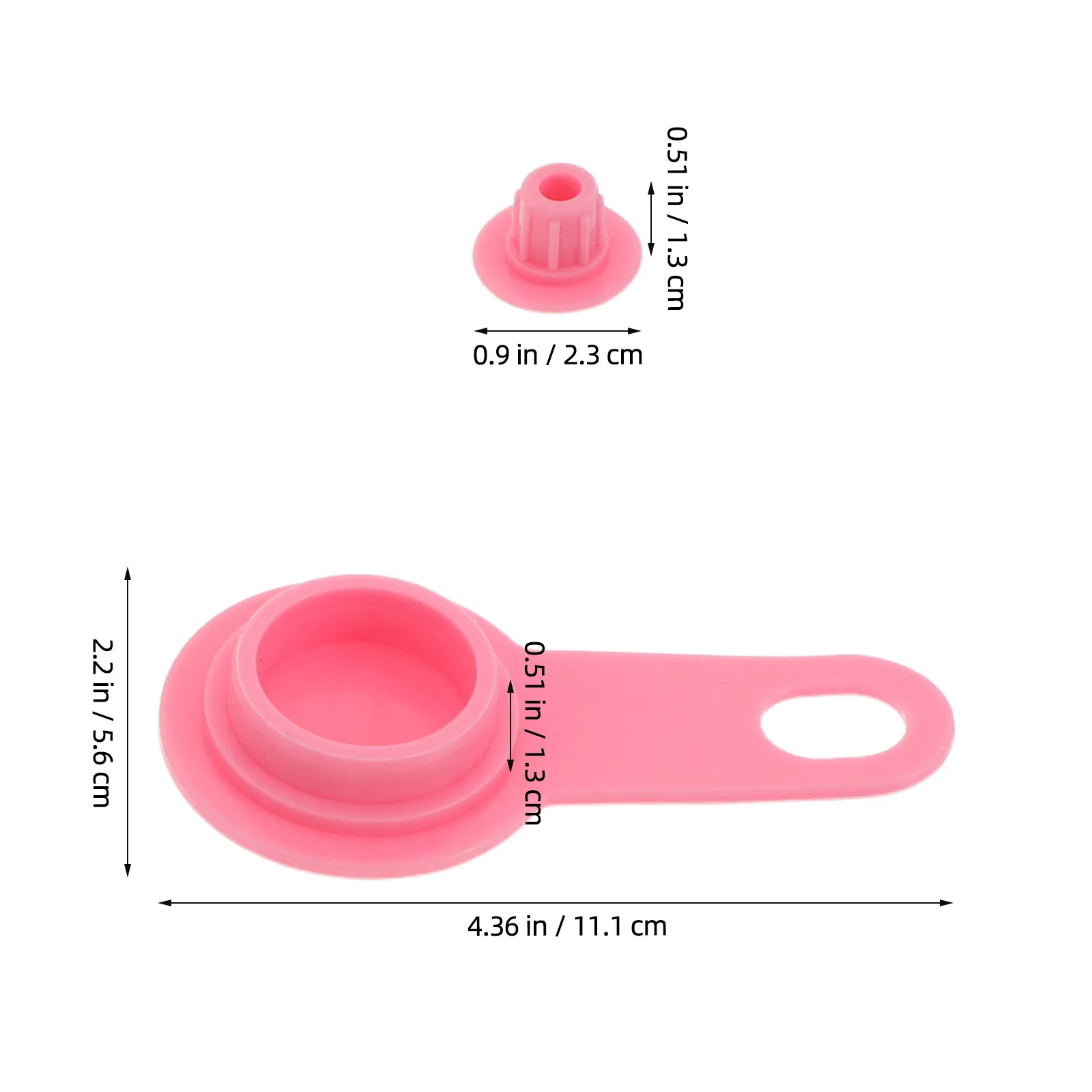 4Pcs Silicone Baby Bath Tub Plug Leakproof Soft Touch Drain Stopper for 35-36Mm Hole Universal Bathroom Tub Water Stopper Travel view 4