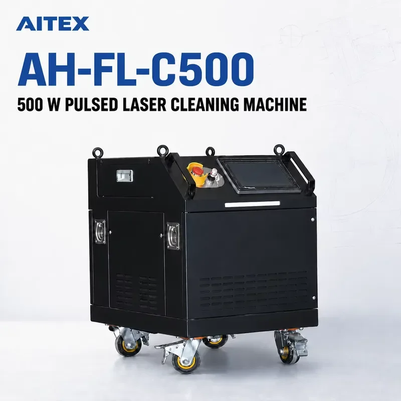 500W Handheld Pulsed Laser Cleaner for Industrial Surface Cleaning with Air or Water Cooling for AH-FL-C500