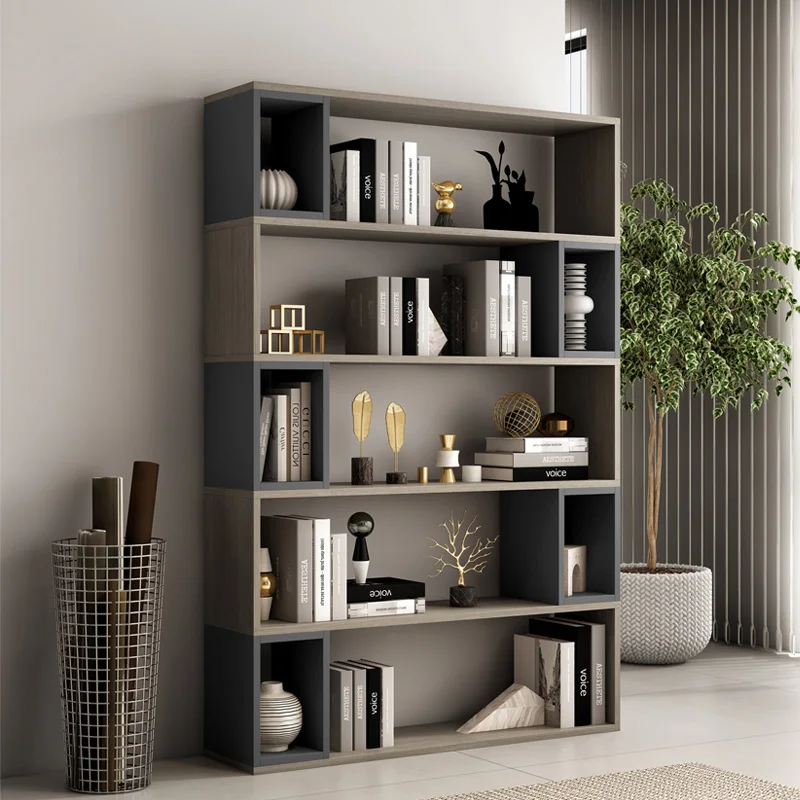 

Living Room Storage Bookshelf Locker Bedroom Cabinet Bookshelf High Nordic Display Solid Wood Estante De Livros Hoime Furniture