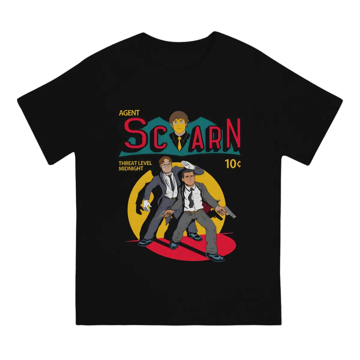 Scarn Comic The Office Men T Shirt Gothic Crewneck TShirt Harajuku Tops