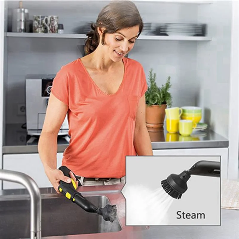 

Сменная круглая насадка, щетка, набор паровой швабры для Karcher SC2 SC3 SC4 SC5 SC7, часть пароочистителя, удаление коротких пятен