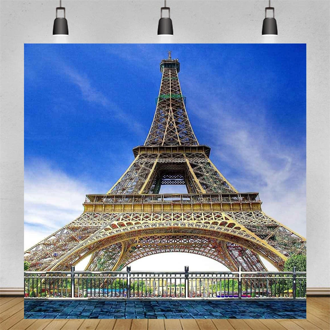 Paris France Eiffel Tower Architecture Photography Backdrop Outdoor Architectural Theme Background Decoration Banner Poster