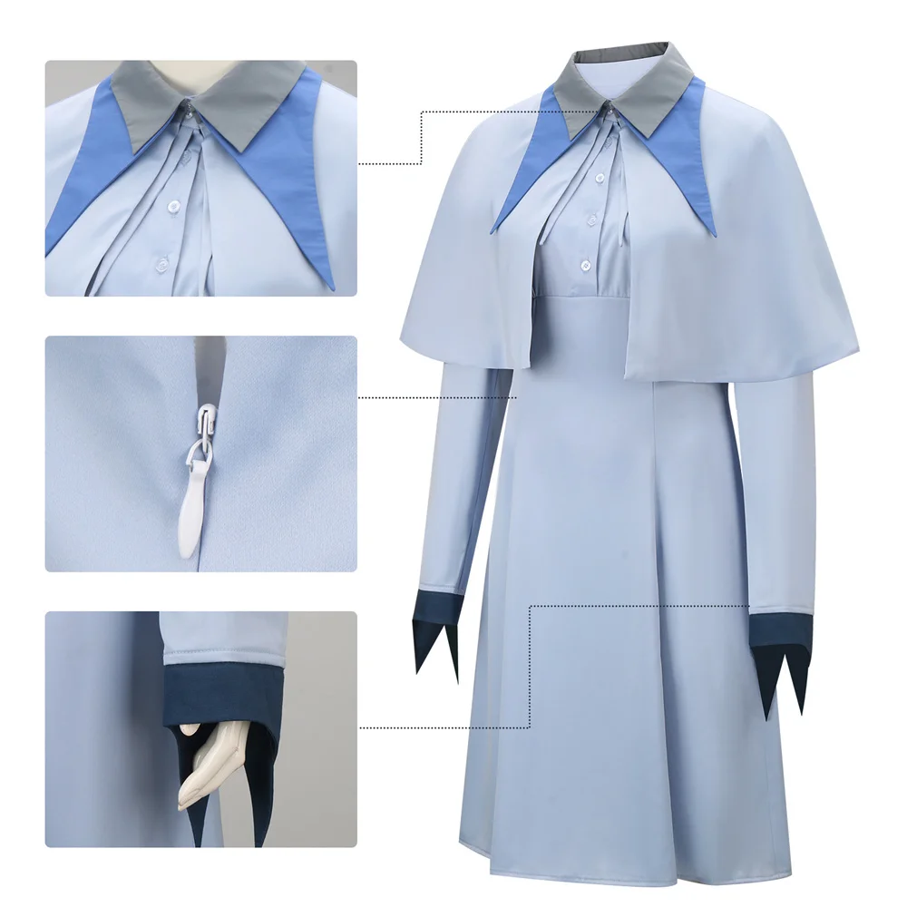 Fleur Delacour-Costume Cosplay, Magic MoMarkets, Tenues d'Halloween, Robe de Barrage de ix