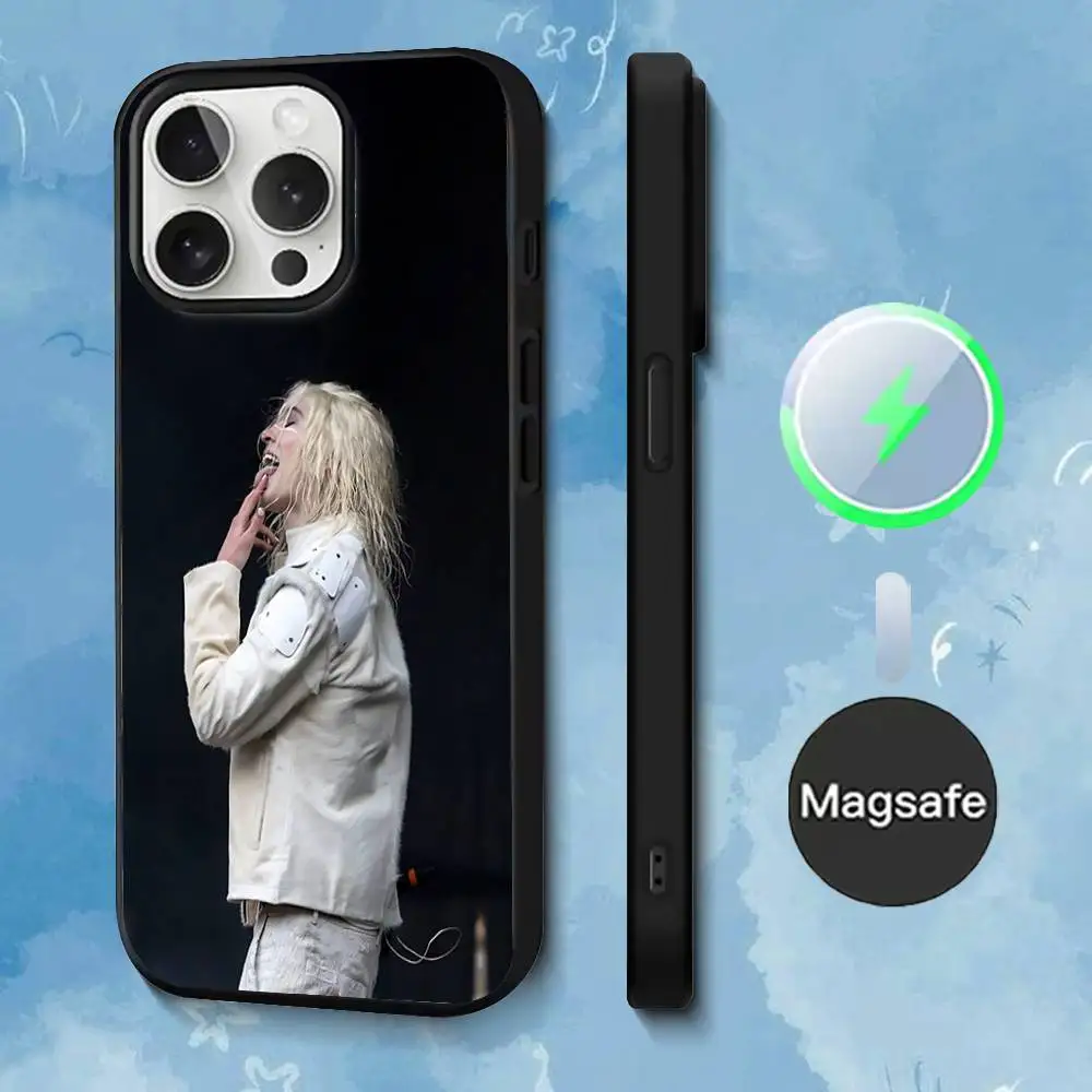 Casing Ponsel Album Singer 2hollis Untuk iPhone 17,16,15,14,13,12,11,Pro,Max,Plus,Mini,SE4,E Pengisian Daya Nirkabel Magnetik Magsafe