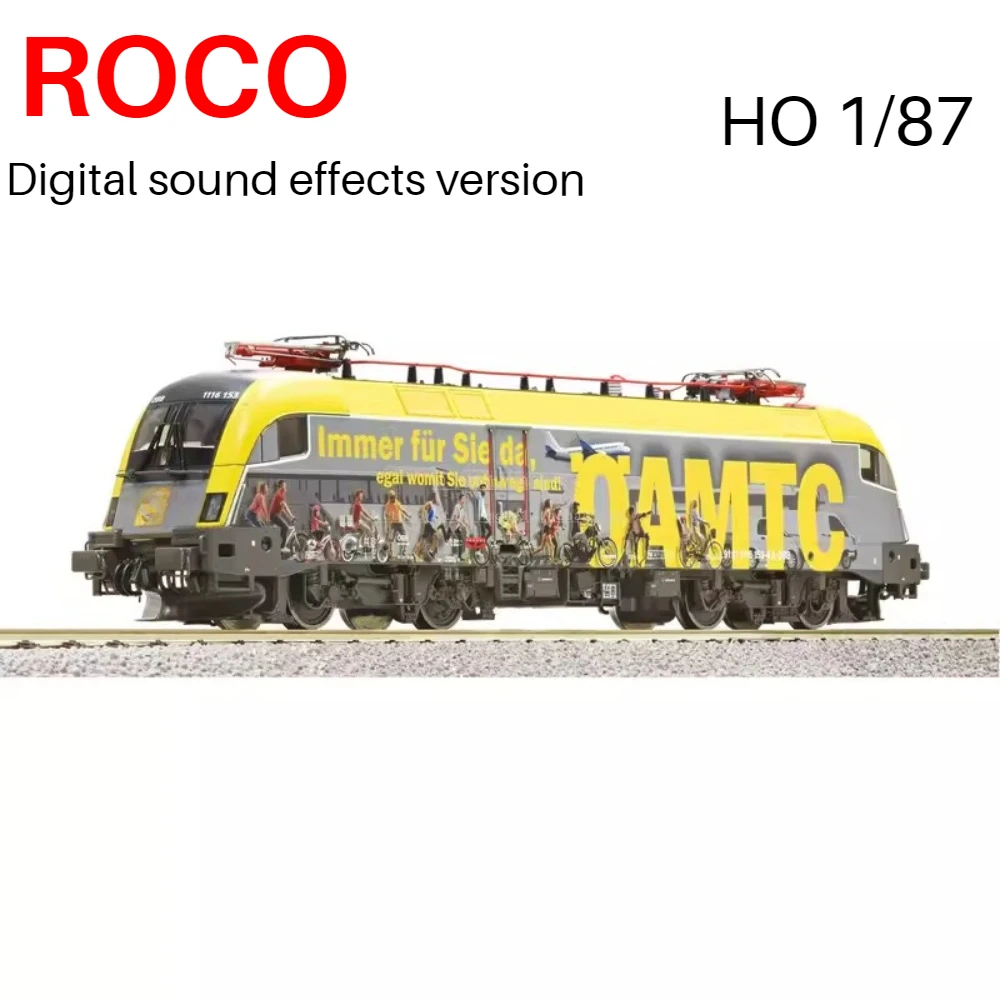 ROCO HO Type 1/87 Train Model Taurus 1116 Electric Locomotive 70509 Digital Sound Effects Painted Design Boy's Toy