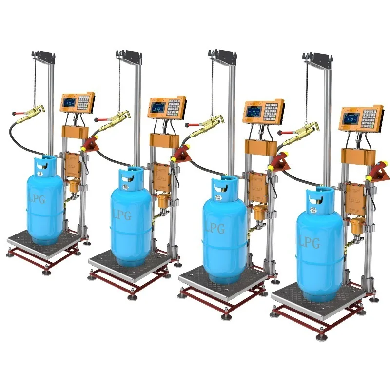Digital High Pressure Steel LPG Gas Filling Scale With 2kg-120kg Capacity