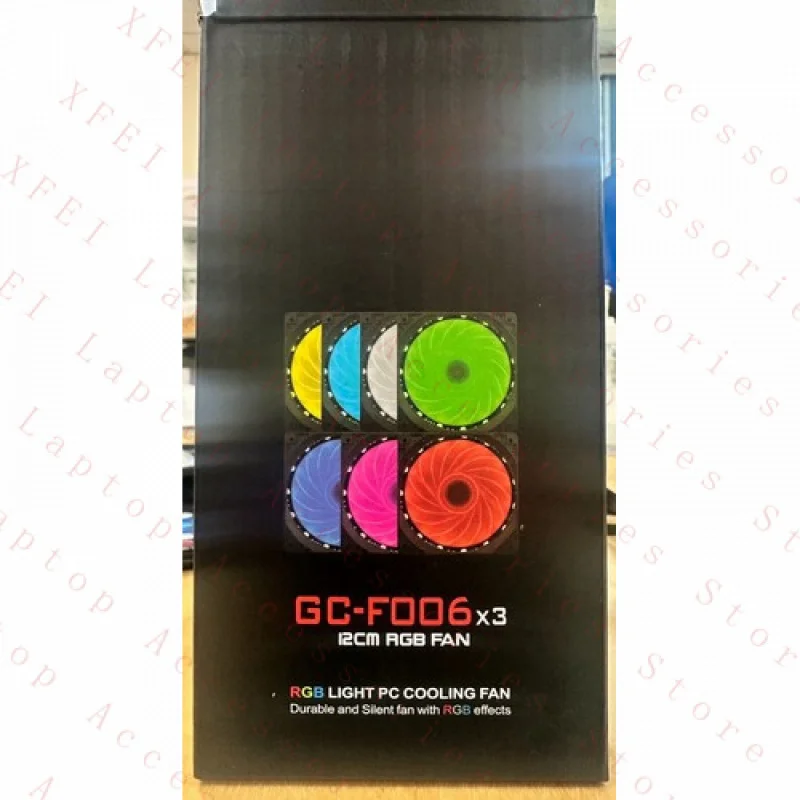 F 3 pack 12cm for RGB  Computer CASE fan, PC cooling fan
