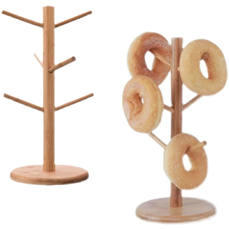 Bread rack, cake shop display cabinet, soft tea set, mug hanging rack, donut display rack