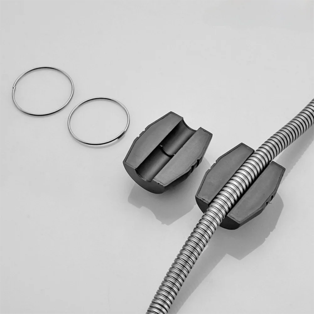 صنبور بلاستيكي خرطوم الوزن الكرة السوداء الثقيلة الجاذبية الكرة استبدال DIY تركيب المطبخ بالوعة الجر المطرقة #4