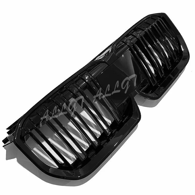 جديد المصد الأمامي بار الكلى مصبغة خط مزدوج LCI شواء لسيارات BMW X1 U11 U12 xDrive18d 28i 23d M35i Sport 2022 2023 +