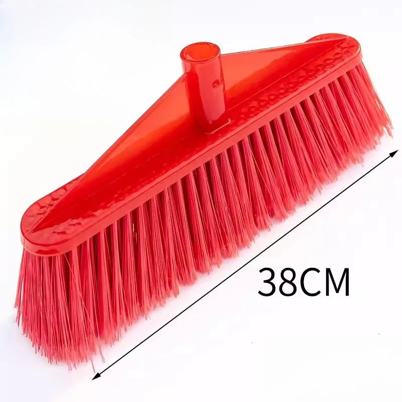 Workshop Broom Construction Site Hard Bristle Broom Thickened Durable Plastic Broom Head