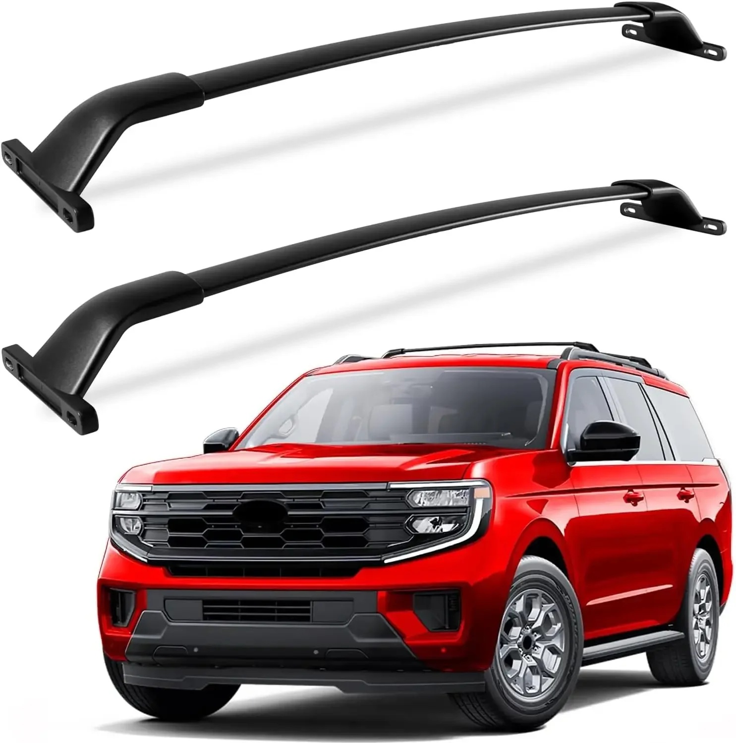 300lbs All Metal Roof Racks Cross Bars for Ford Explorer 2016-2019 | (Limited/XLT/Sport/Platinum), Heavy Duty Aluminum Roof Rail