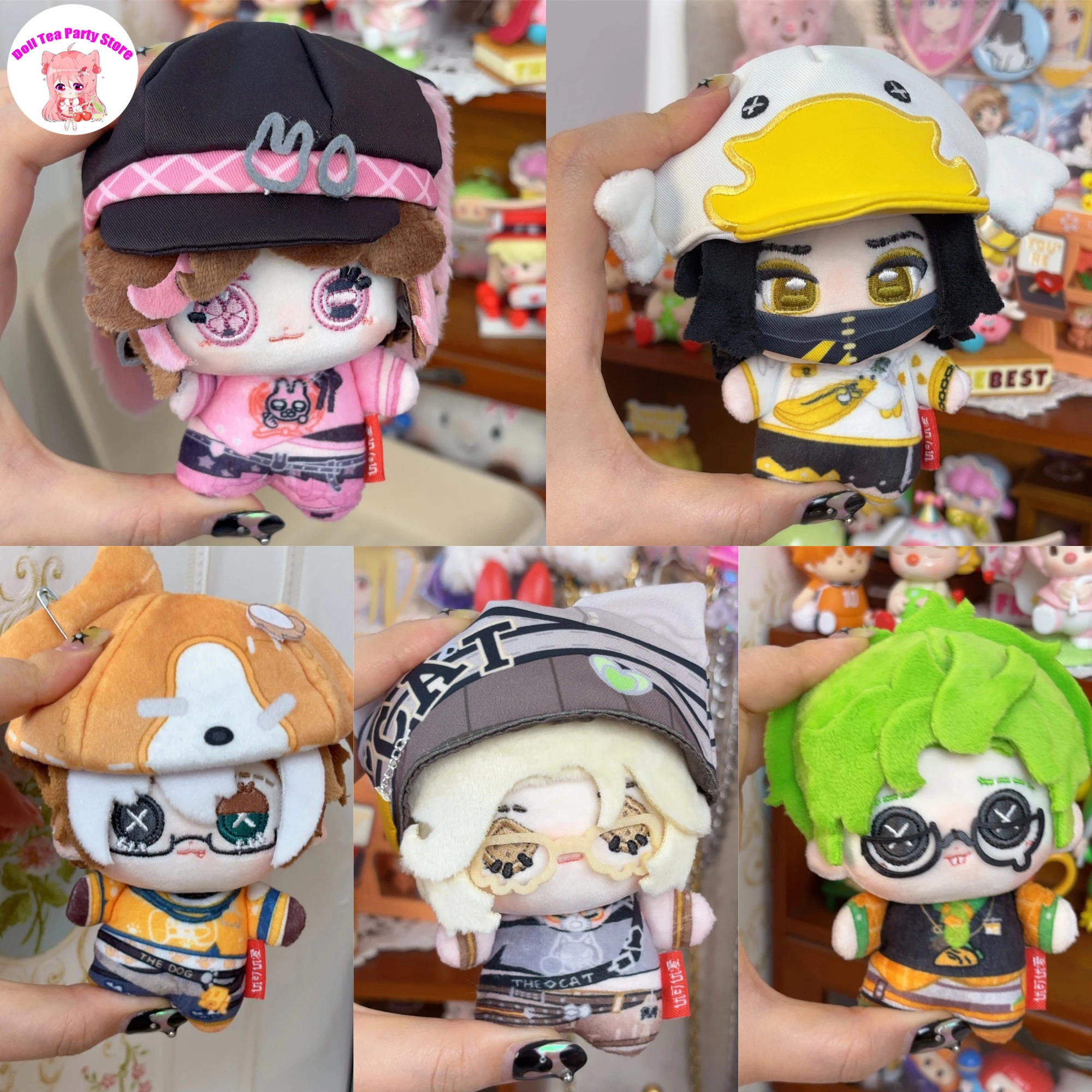 

‌Lanternist‌ Barmaid Lawyer Prisoner Cotton Doll Anime Identity Ⅴ Plush Toy Original 10CM Cartoon Pendant Keychain Gift