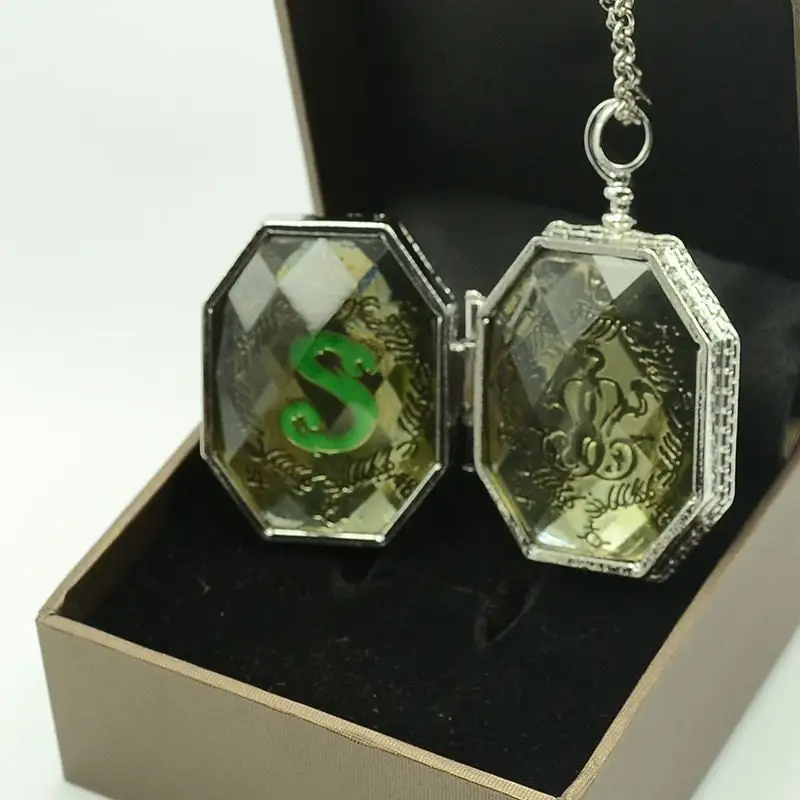 Magic Horcruxes Harries Salazar Slytherin Halloween Pendant Necklace Cosplay Potters Fashion Jewelry for Men Women Children Gift