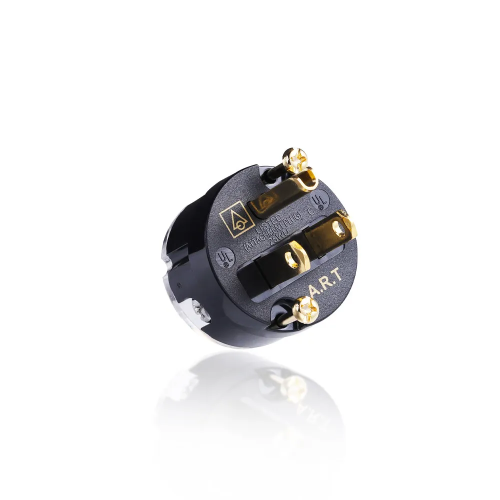 Italian ART 25WU Series HCC single crystal copper gold-plated audio NEMA power plug and socket