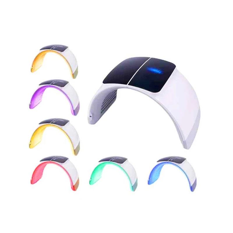 Face Acne Wrinkle Remover Device Far Infrared Colorful Skin Care Mask Pdt Led Light Therapy Machine